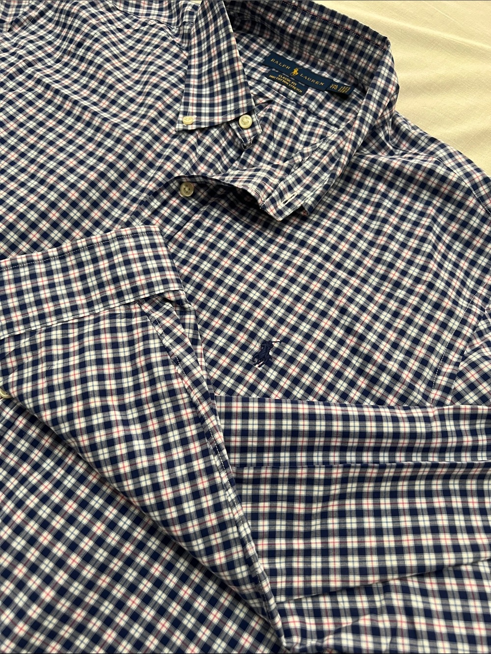 Ralph Lauren Plaid Button Down Shirt -XXL